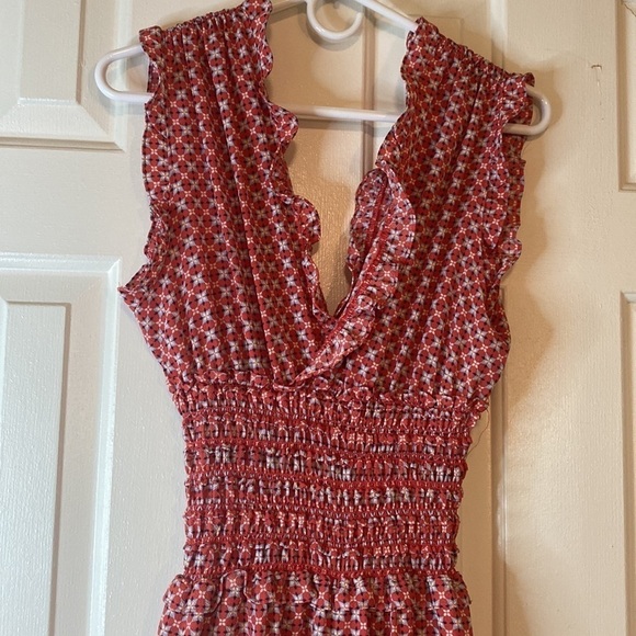 Max Studio Wide Legged Jumpsuit w/ Ruching Size ? in EUC - Picture 3 of 13